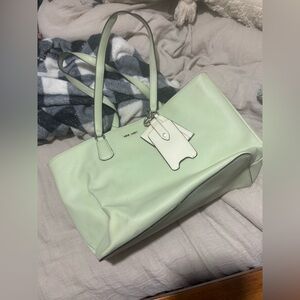 Nine West mint tote bag